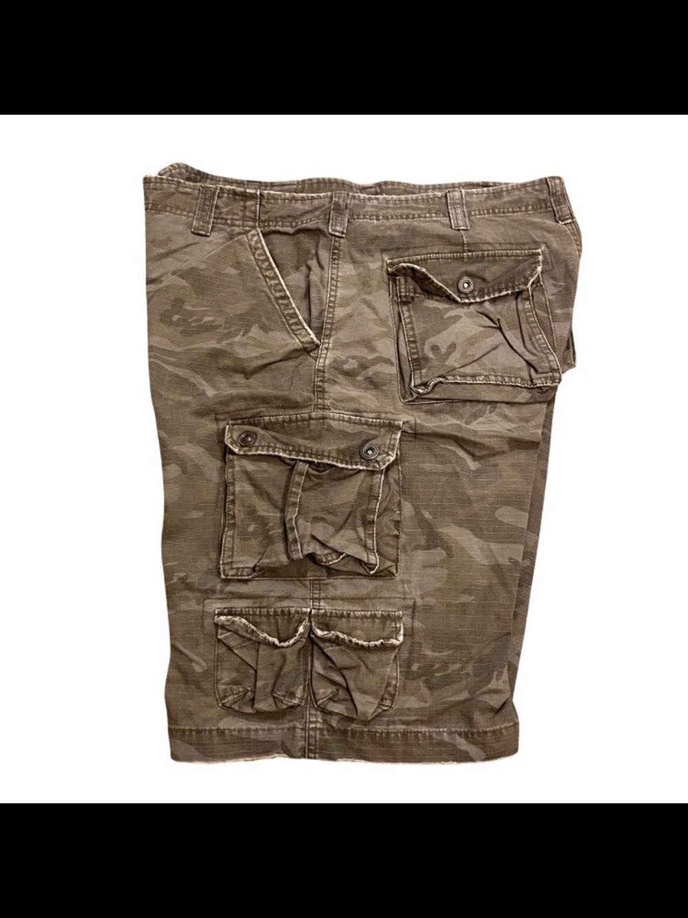 NOBO Cargo Shorts Men Camo 90s Y2K Baggy Army Streetwear 38 - Picture 6 of 15